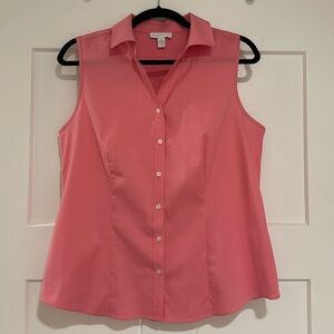 Charter Club Sleeveless Pink Shirt Top